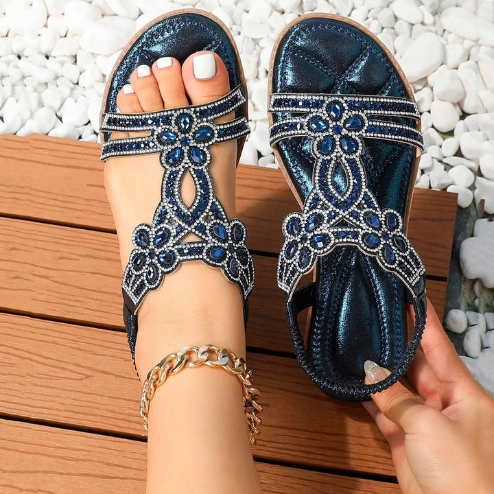 Sierlijke sandalen met strassdetails - Madelief