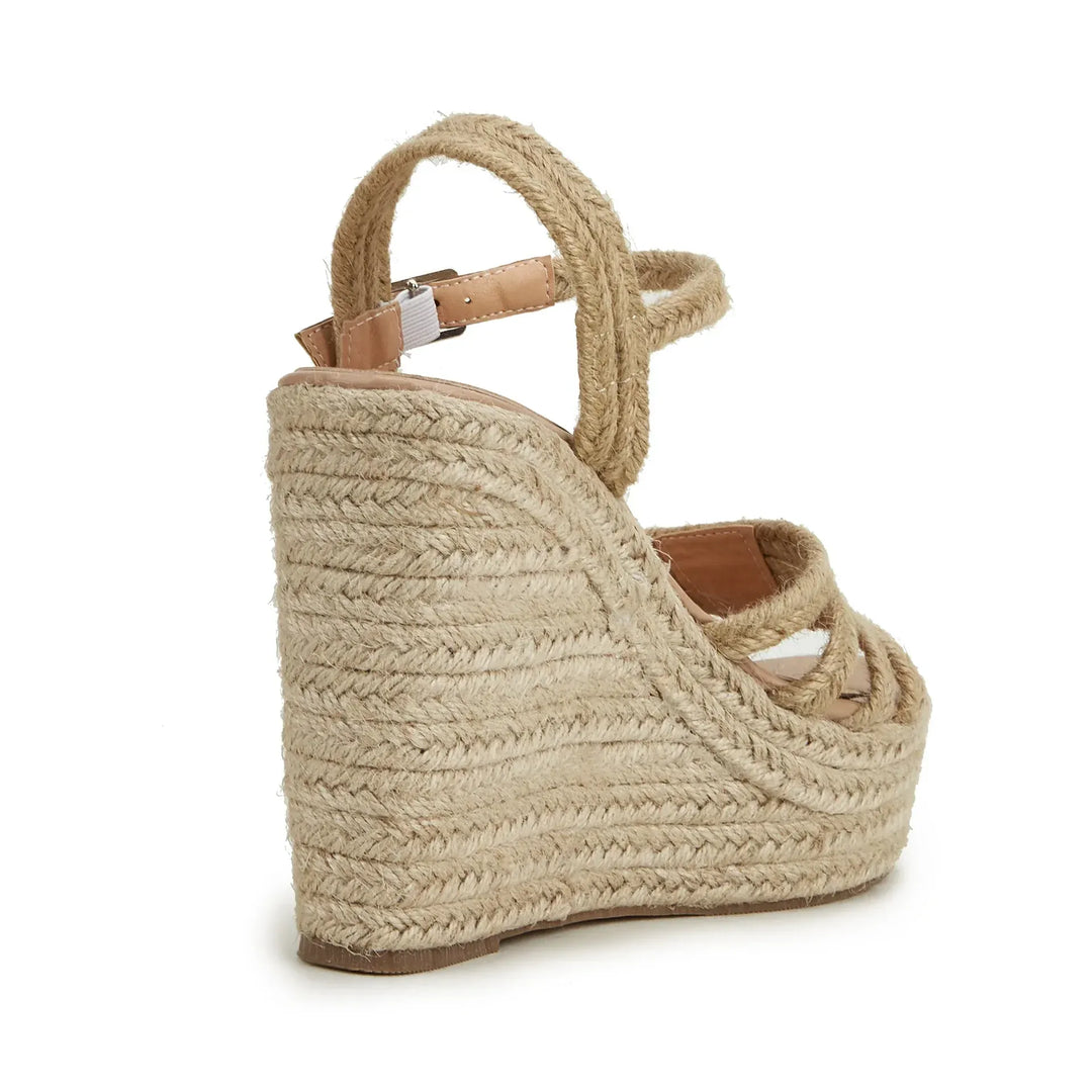 Sleehak sandalen met enkelband – Noéline