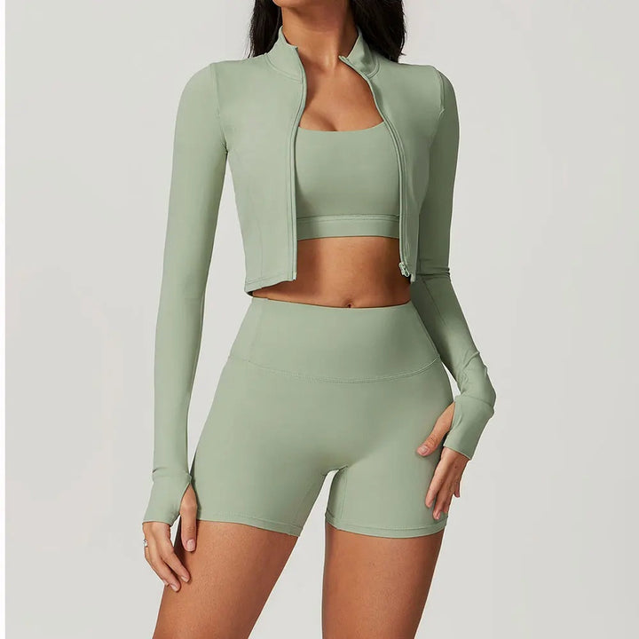 Sportieve 3-delige performance dames set – Pinnacle