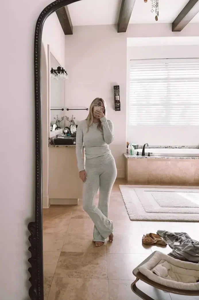 Sportieve lounge set met flare legging - Nova