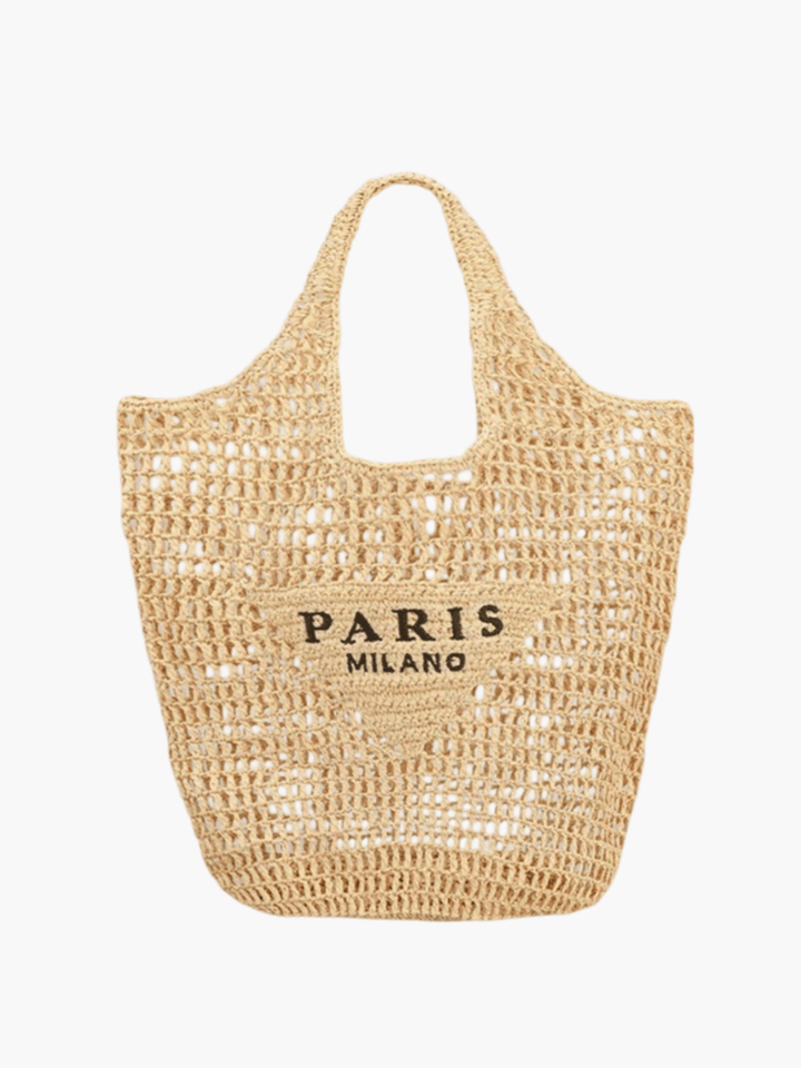 Stijlvolle gehaakte beach tote - Riviera