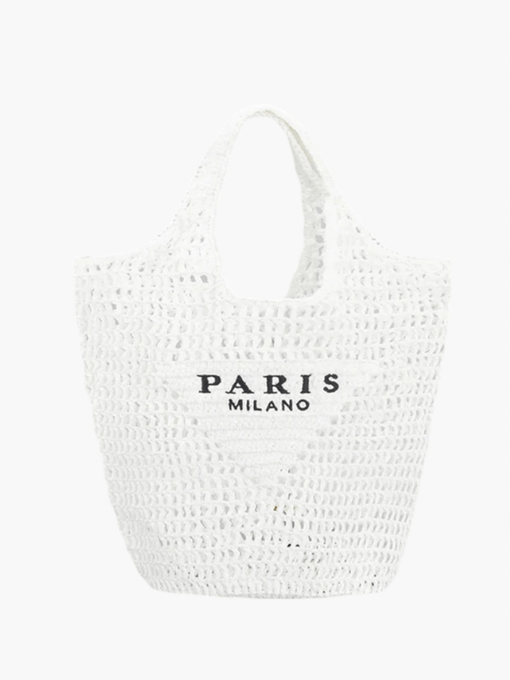 Stijlvolle gehaakte beach tote - Riviera