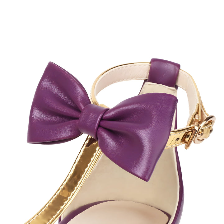 Strik detail stiletto hakken met gouden accenten – Elowen