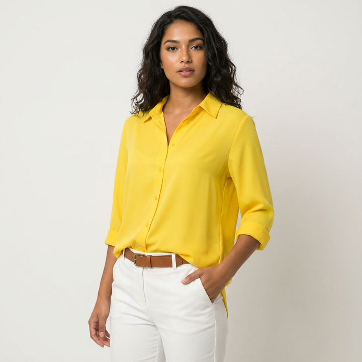 Tijdloze blouse met knoopsluiting - Claire