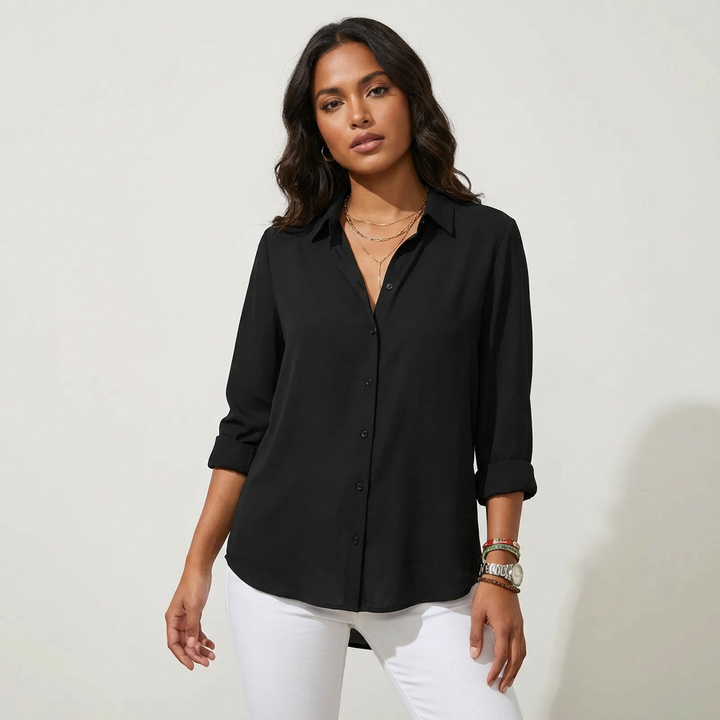 Tijdloze blouse met knoopsluiting - Claire