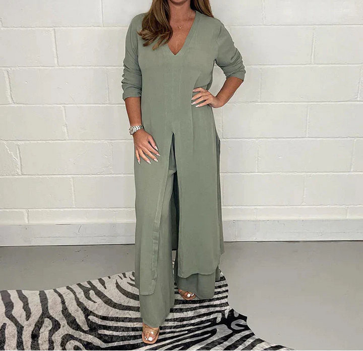 Tweedelige set met lange tuniek - Sophia