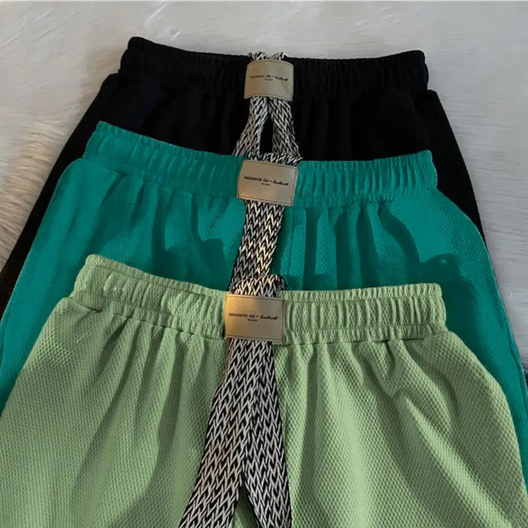 Waffle knit short dames – Elodie