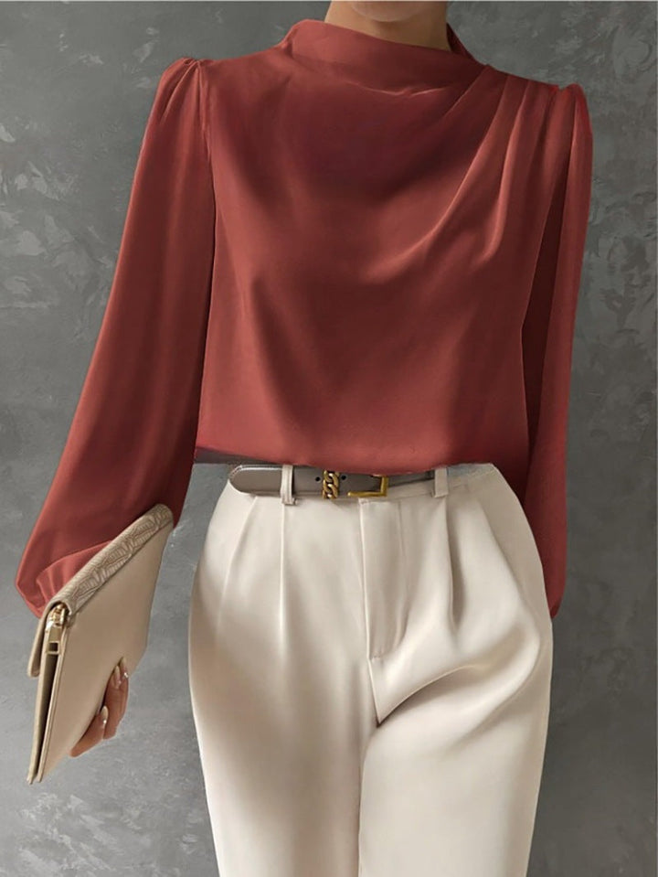 Elegante damesblouse met hoge hals - Hera