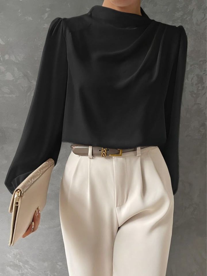 Elegante damesblouse met hoge hals - Hera