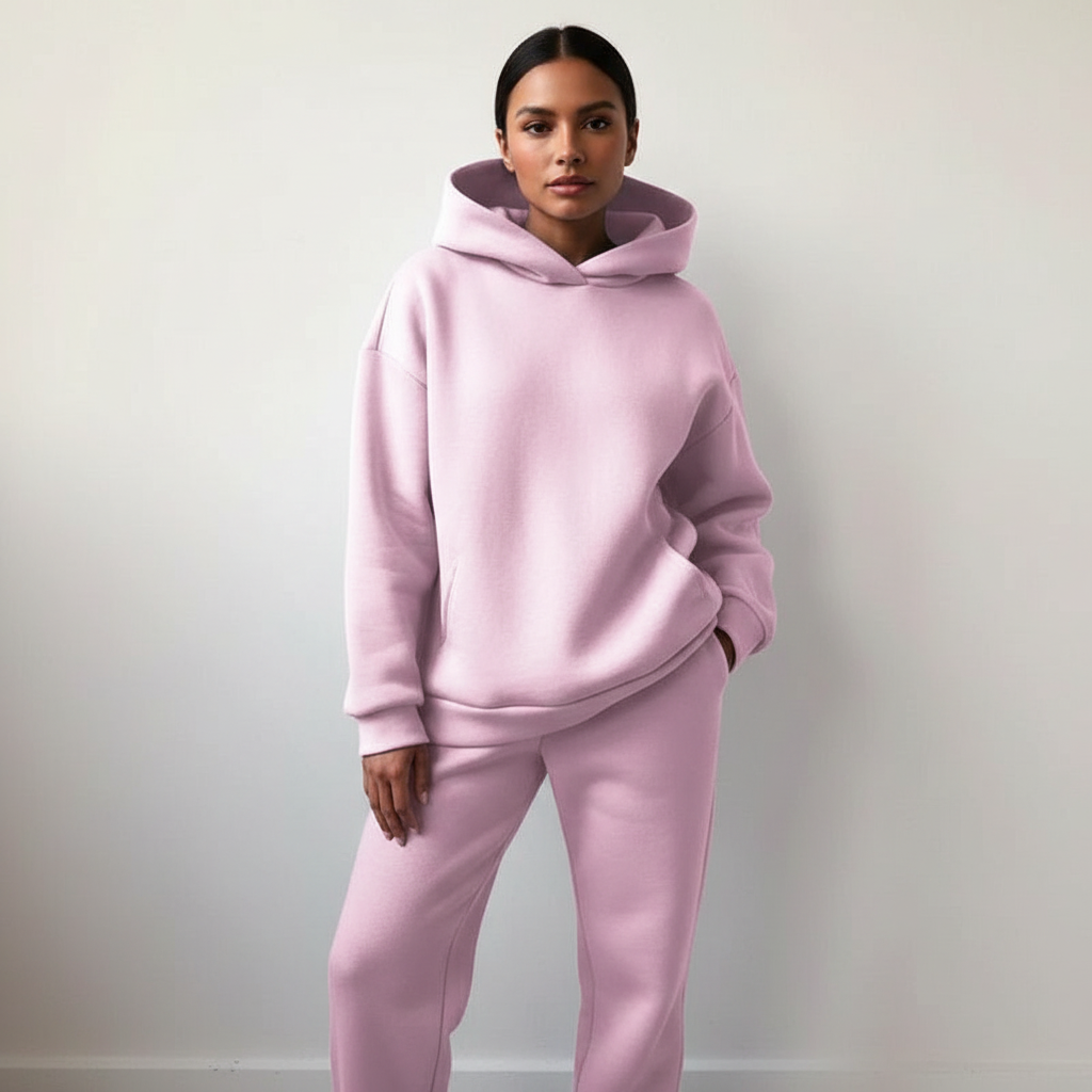 Zachte oversized loungewear set voor dames – Mila