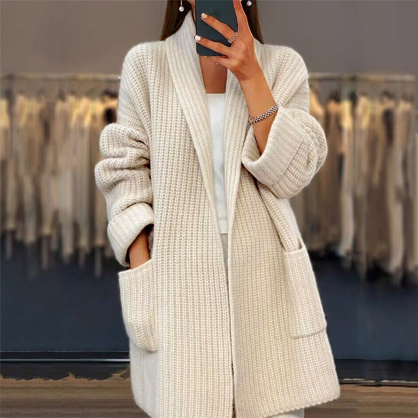 Teresa - gebreide cardigan met zakken