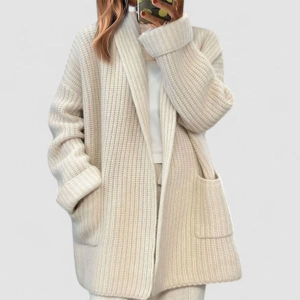 Teresa - gebreide cardigan met zakken